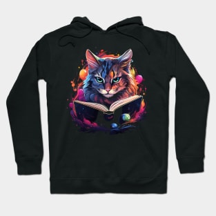 Bobcat Reads Book Hoodie